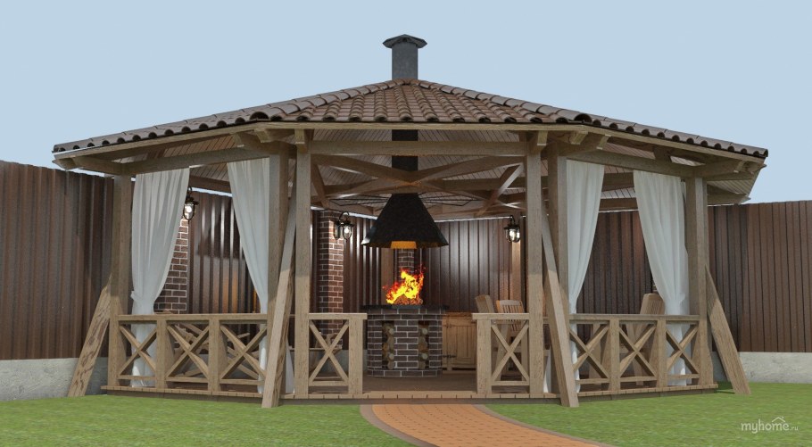 Большая беседка