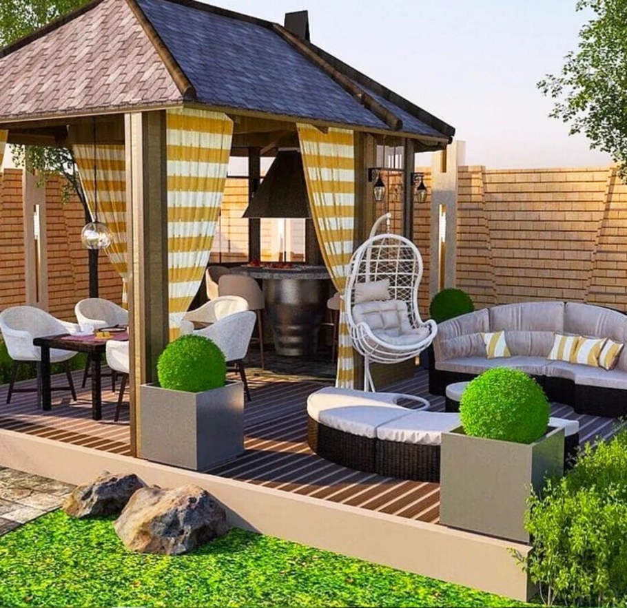 Зона отдыха на даче