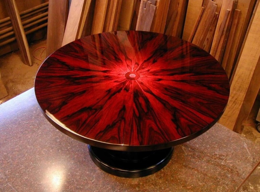Красное дерево махагони стол и