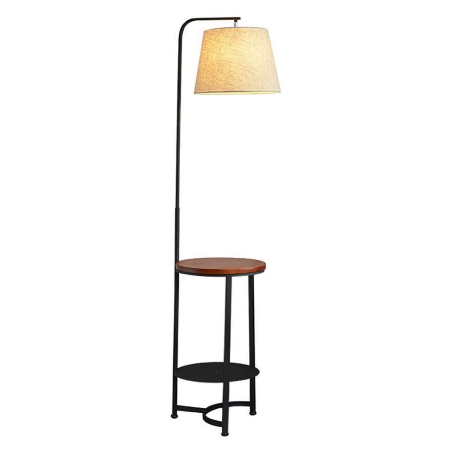 Прикроватный торшер со столиком