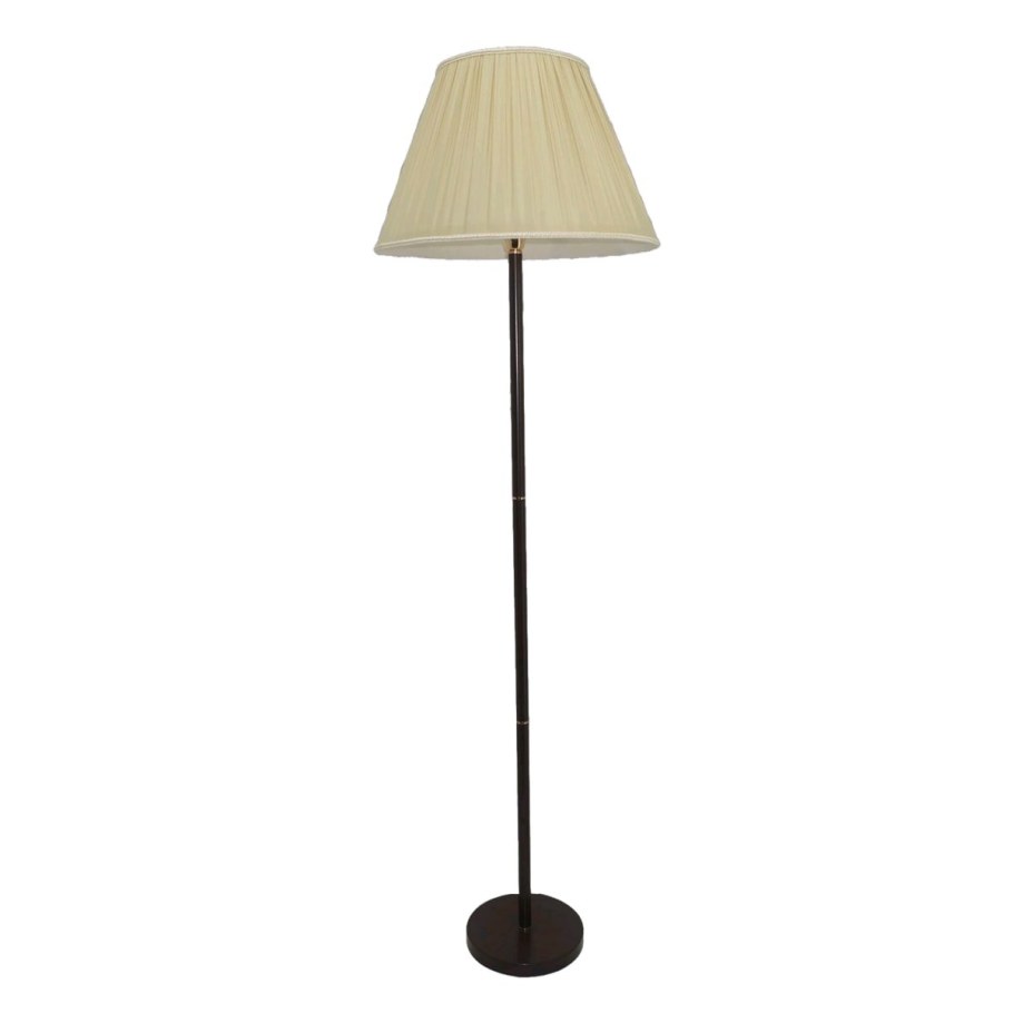 Торшер Nikki 3745/2f, цвет никель/белый