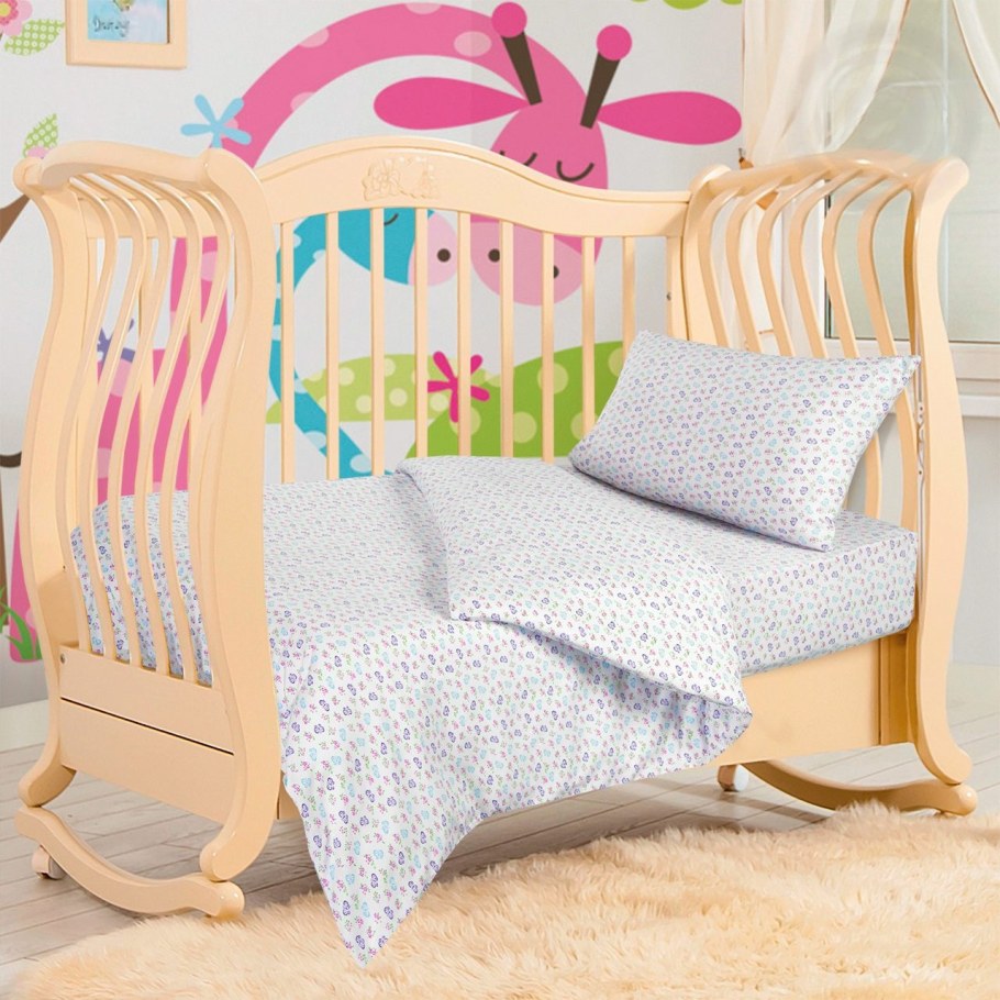 Бамбино комплект постельного белья ясельный Мишутки арт 7106a