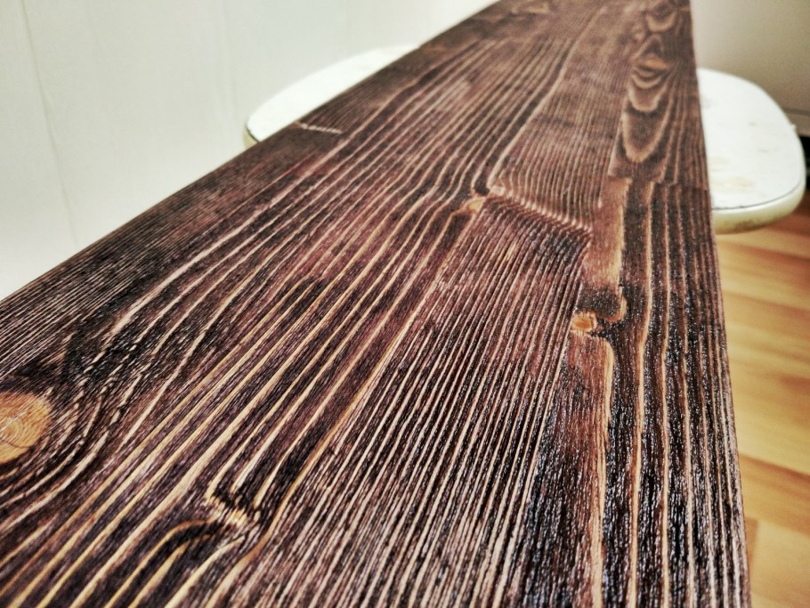 Браширование древесины морилка