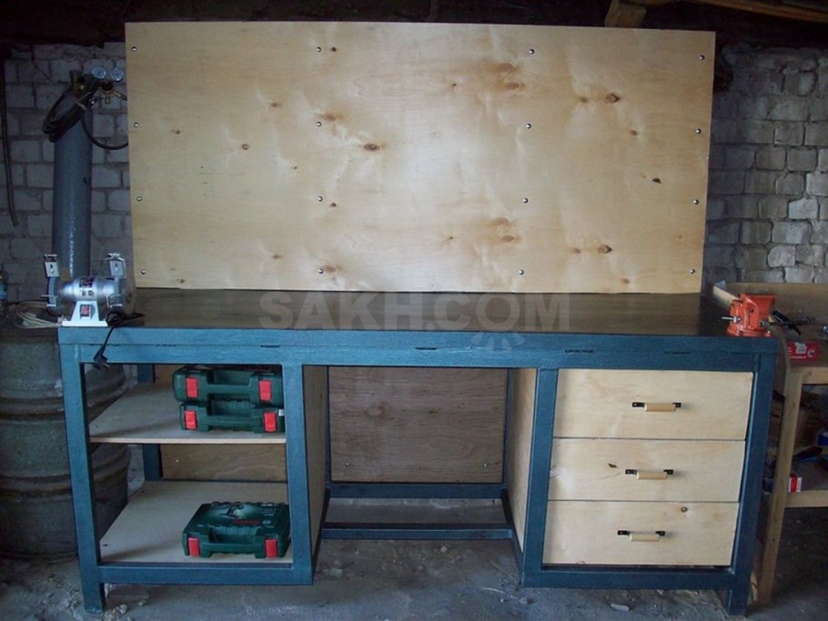 Верстак 2500х800 сталь 4мм