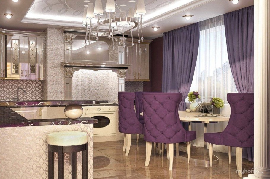 Маленькая кухня арт деко