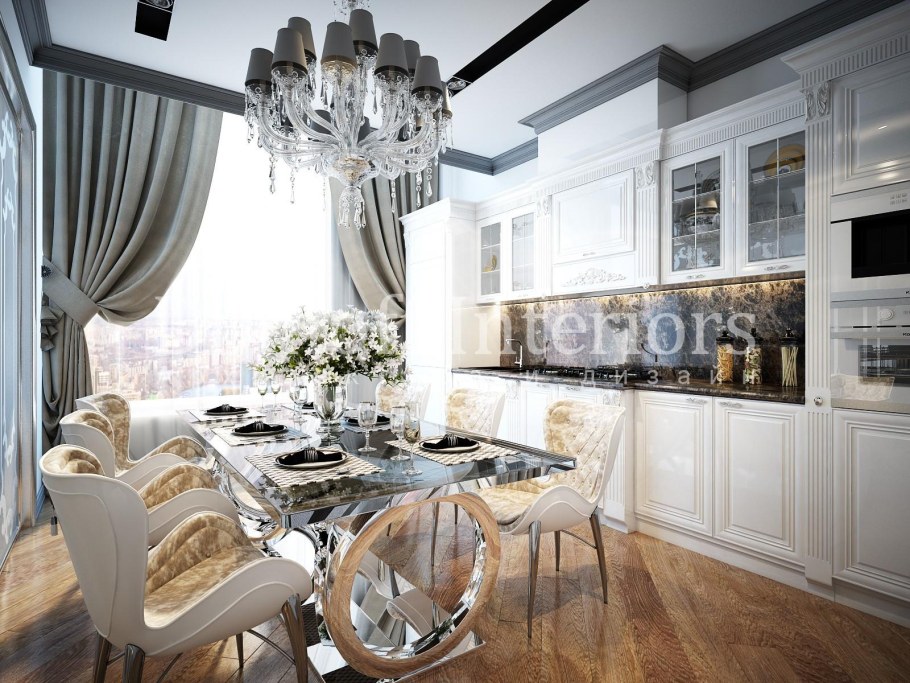 Современный арт деко кухня