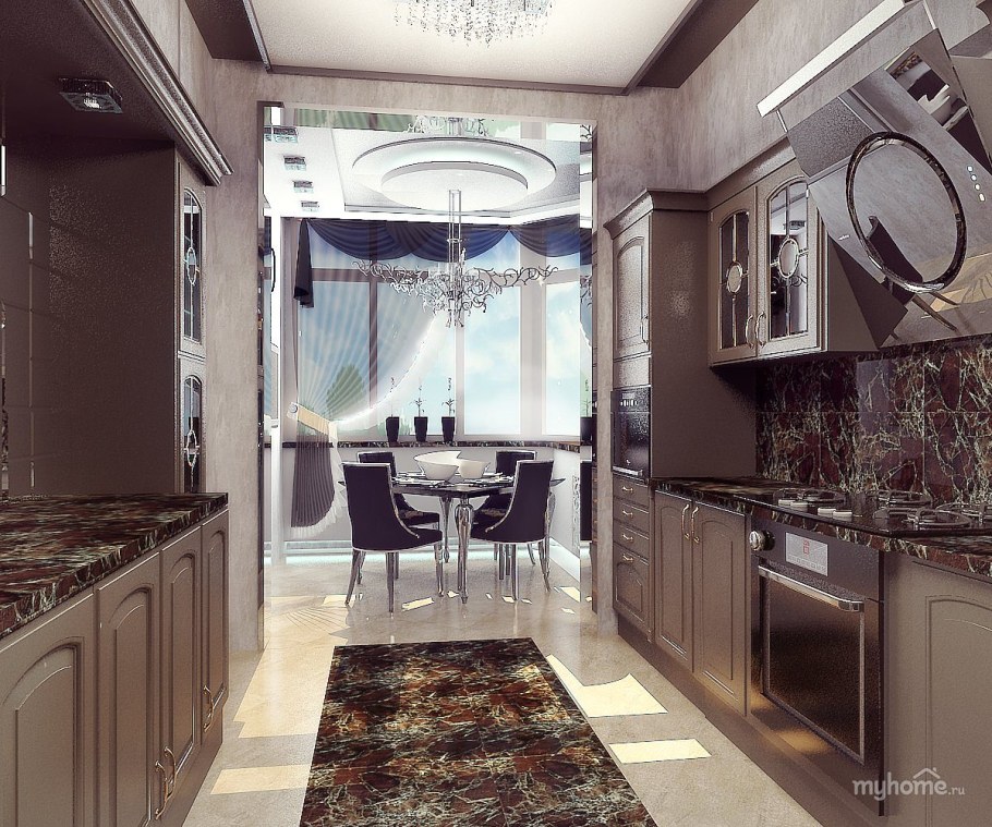 Кухня в стиле ар деко