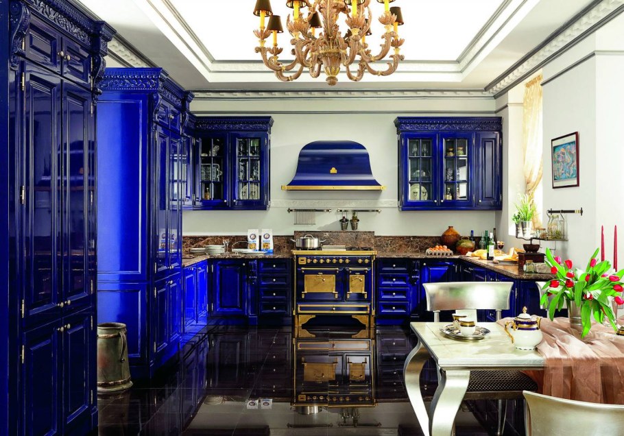 Угловая кухня арт деко