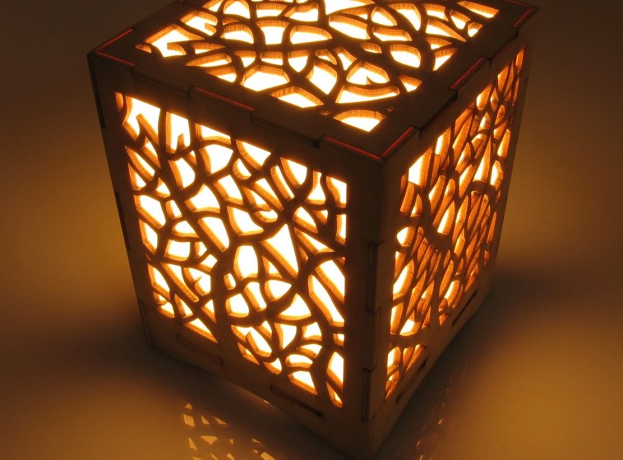 Ночник из дерева