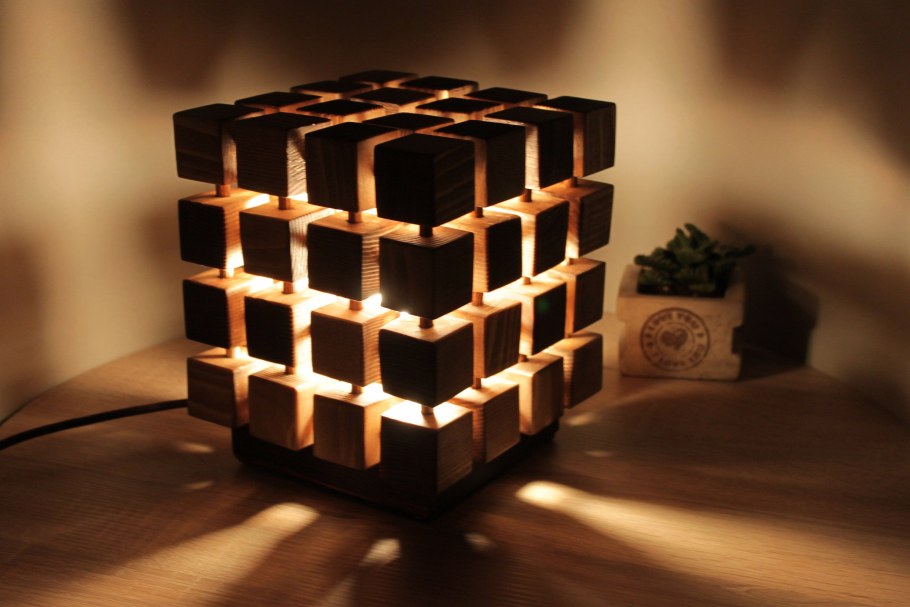 Ночник из брусков