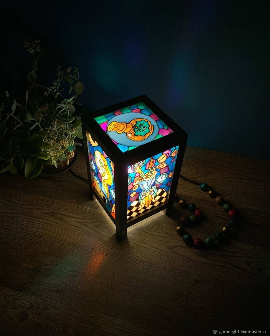 Ночник из дерева
