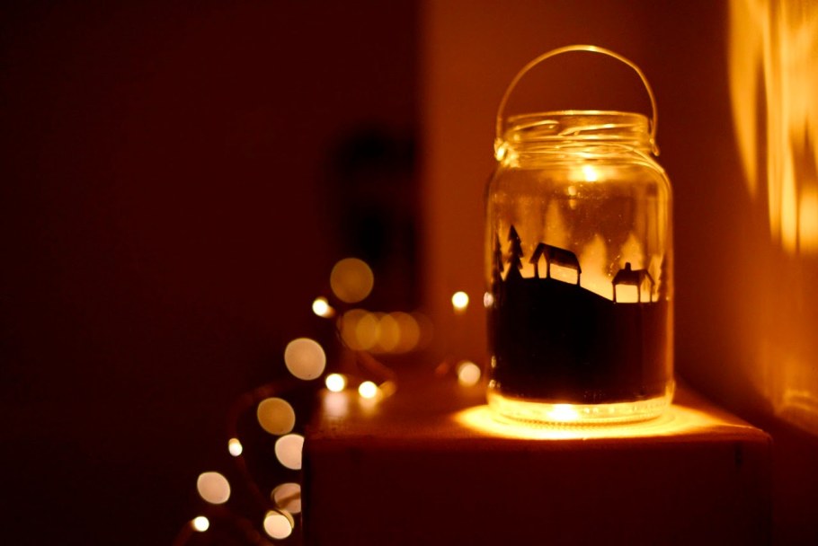 Новогодний ночник своими руками