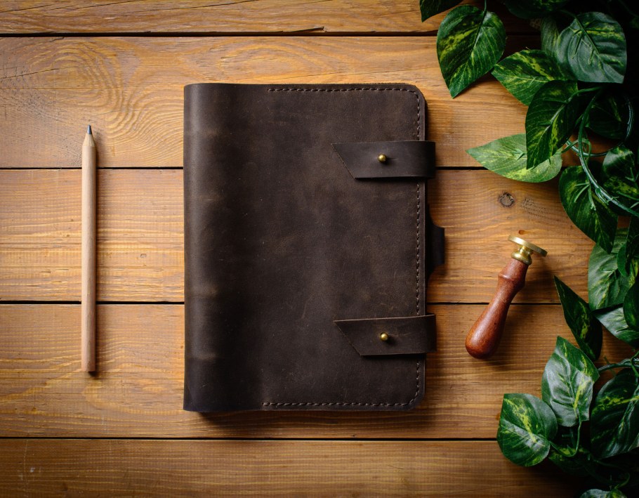 Кожаный ежедневник для мужчины