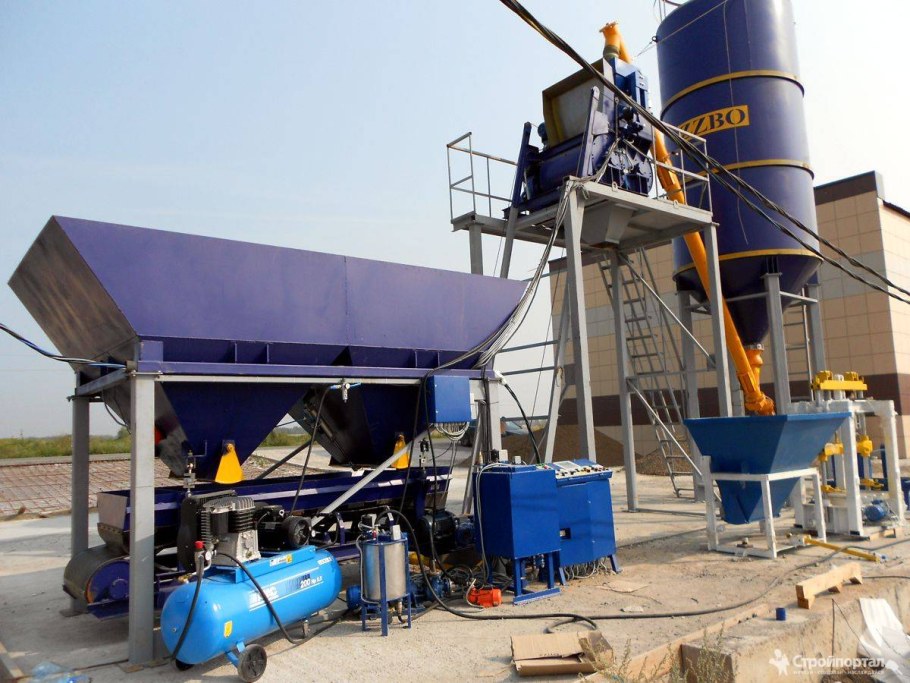 Бетонный завод скип-15