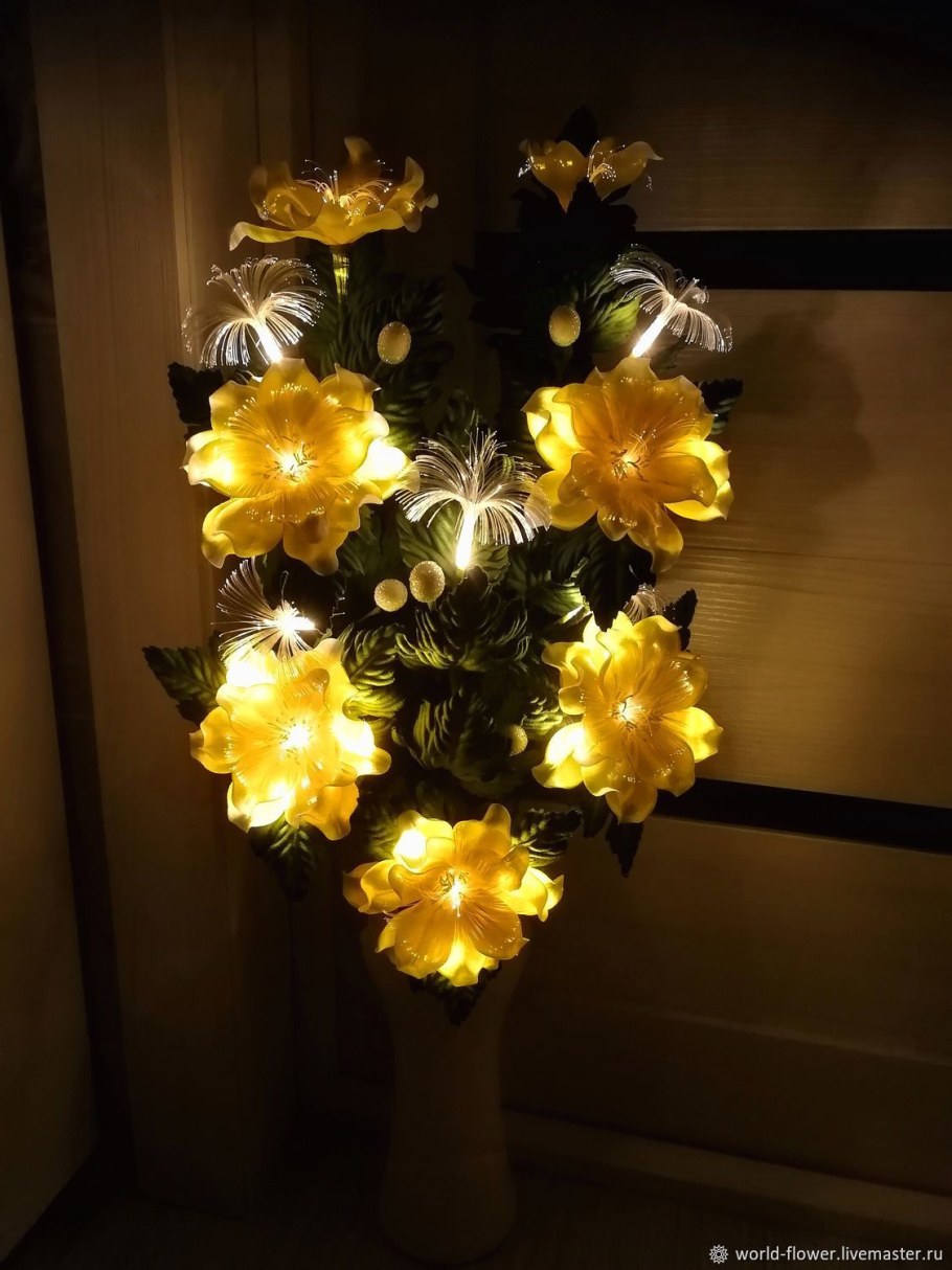 Светильник букет цветов