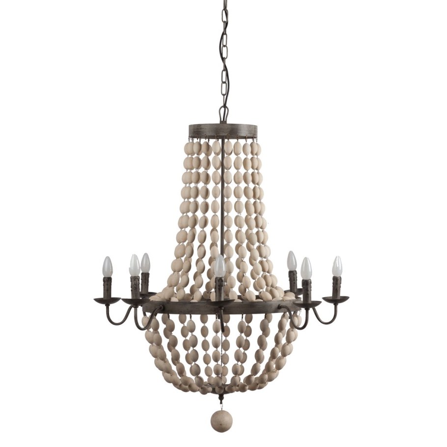 Люстра pandora серая бежевая