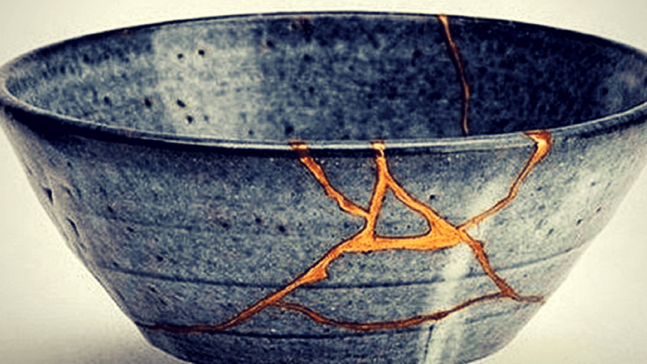 Японская керамика Кинцуги