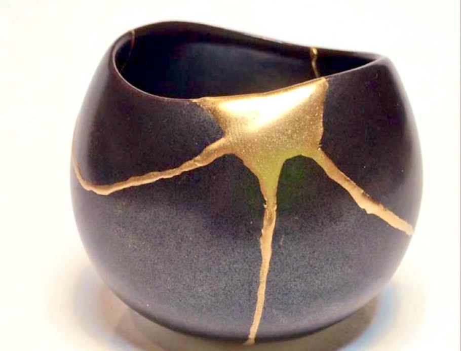 Японская керамика Кинцуги