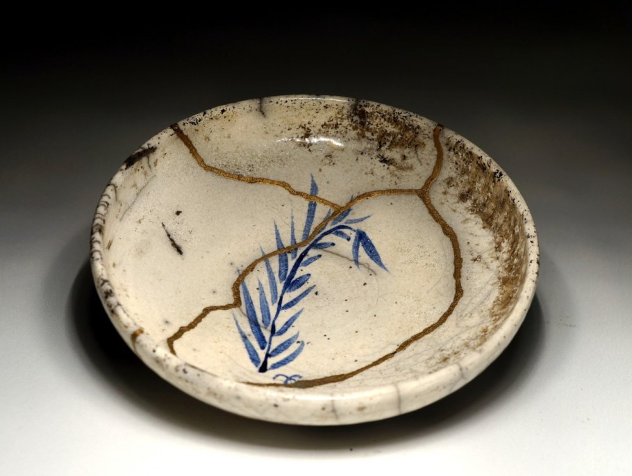 Японская керамика Кинцуги