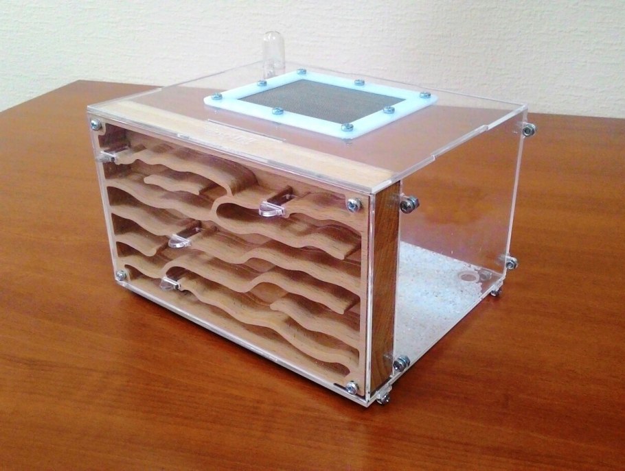 Вертикальный формикарий для муравьев