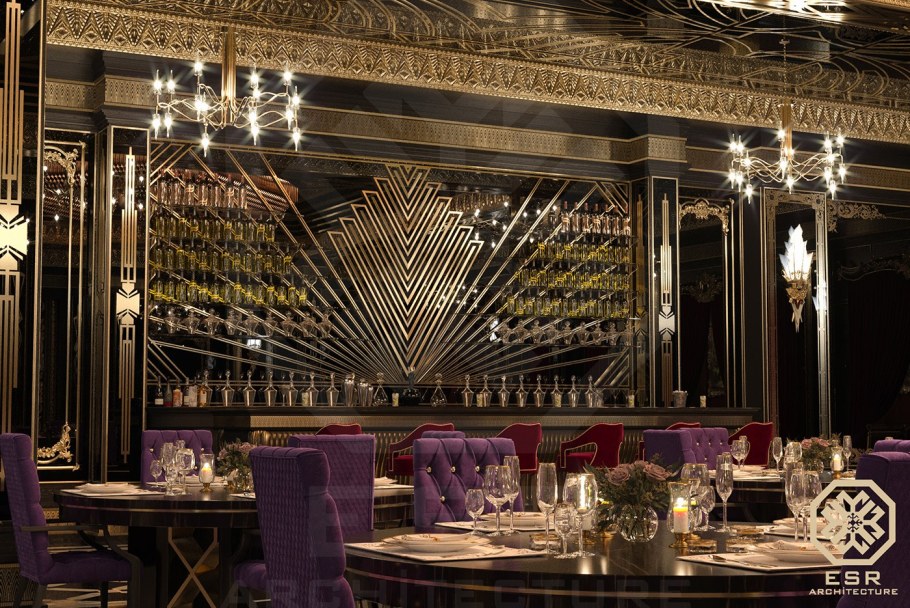 Ресторан в стиле арт деко