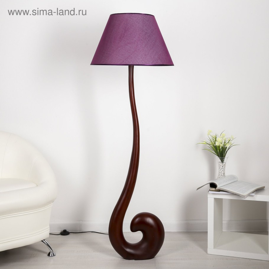 Торшер напольный "Вереск" е27 40w 51х51х157 см черный