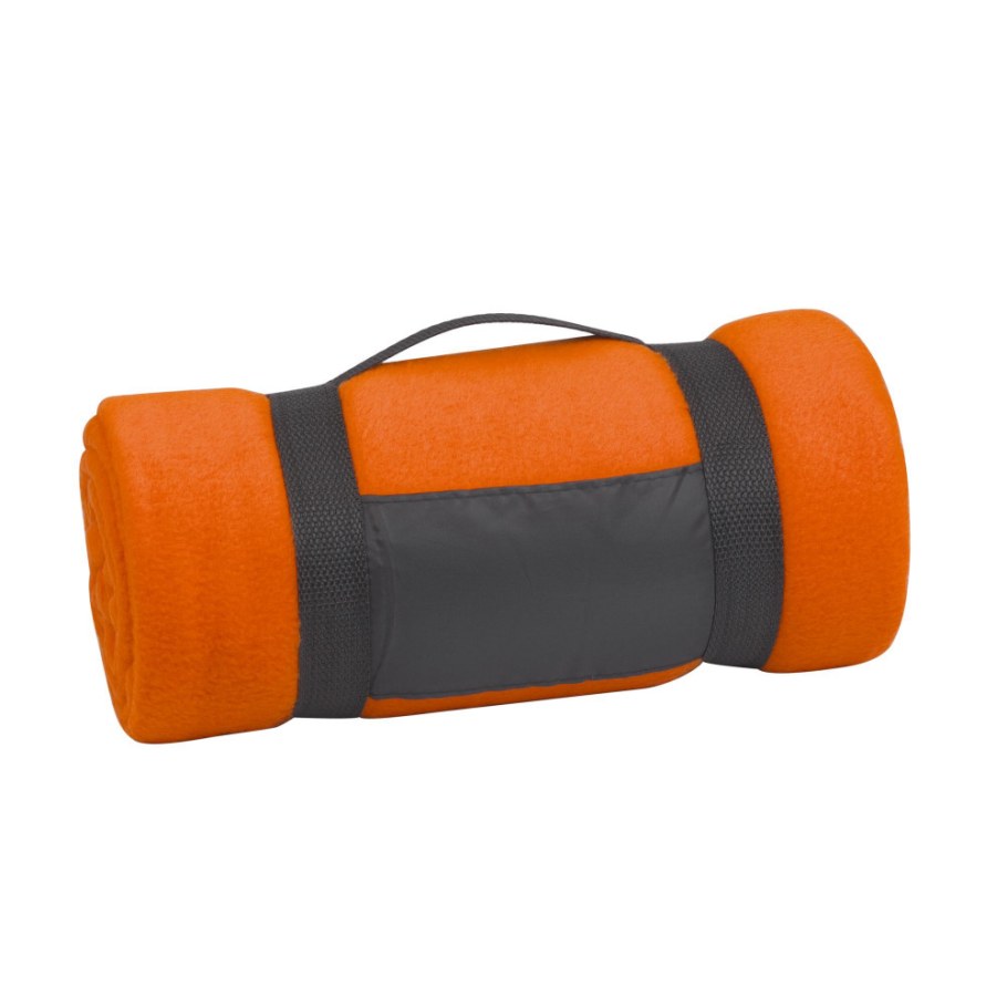 Плед «нежность», оранжевый