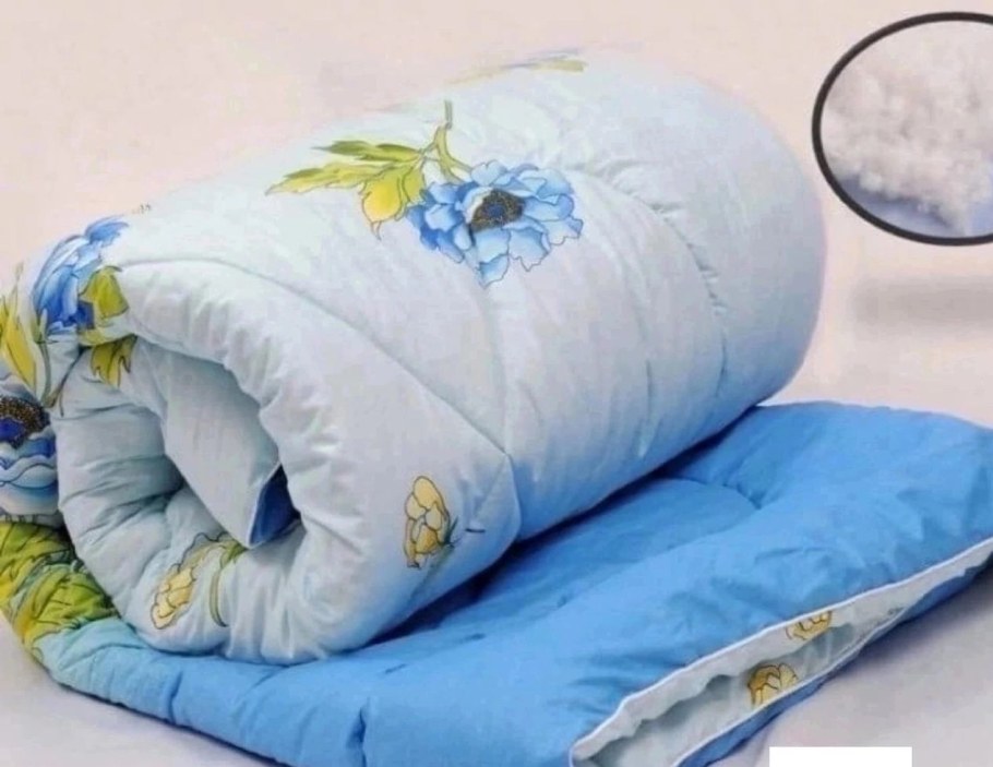 Одеяло 1,5 СП (синтепон 100%, простёганное,вакуум)