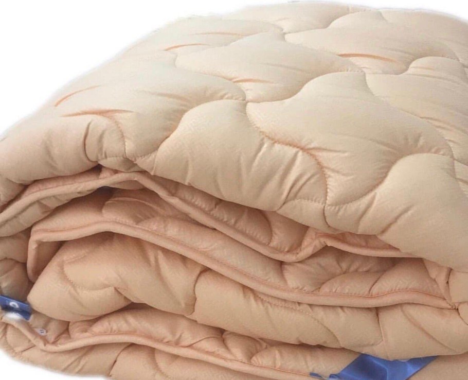 Одеяло двуспальное зимнее 175х210 холлофайбер мокко