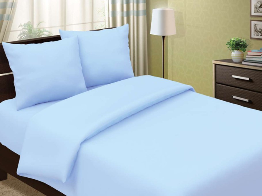 КПБ 1,5 СП. Бязь гладкокрашенная (1 наволочка 50*70) однотонная