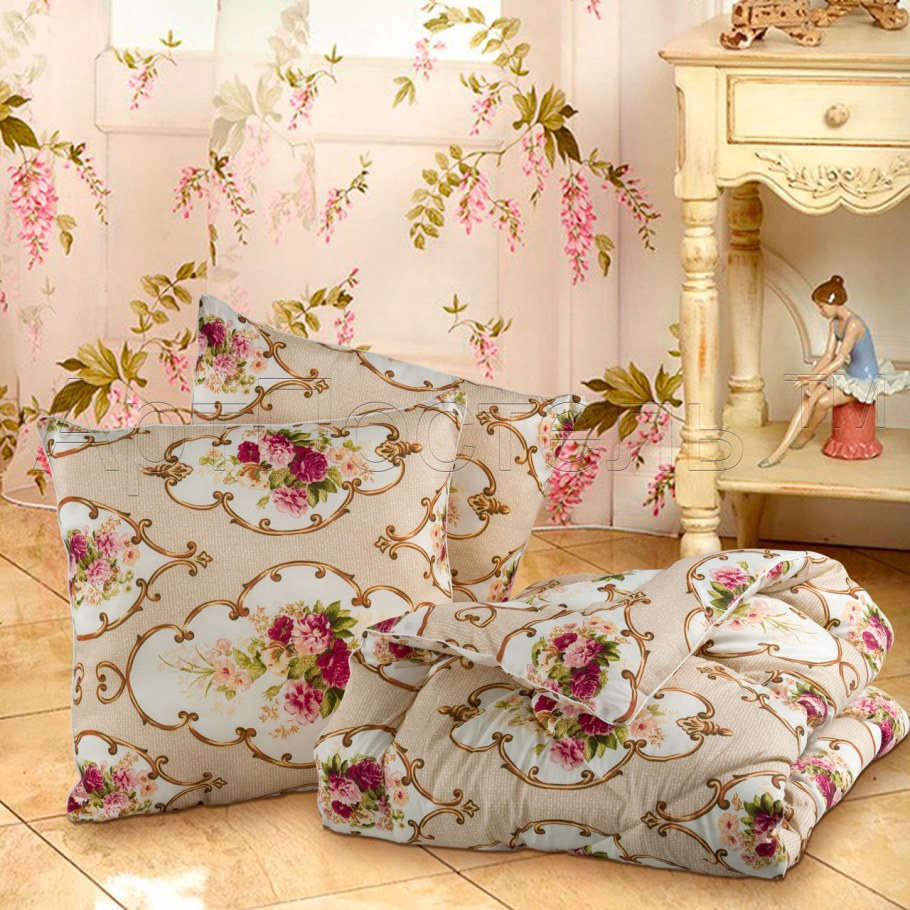 Одеяла подушки для спальни цветочками