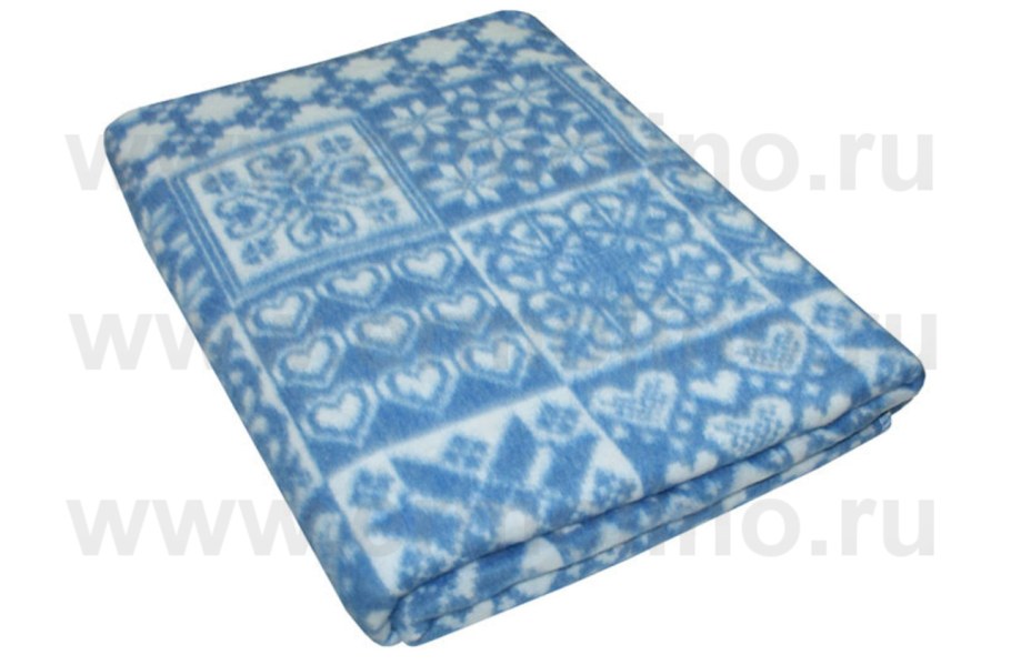 Одеяло Бивик байковое жаккард хлопок 100% евро, 200x220