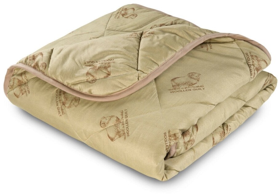 Одеяло овеч.шерсть п/э (набивной) 2сп-400* "Балтимор"