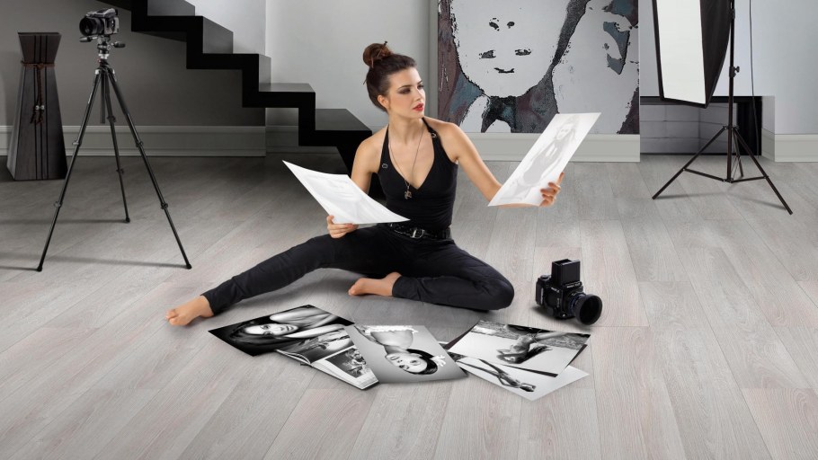 Таркетт ламинат дуб гризайль