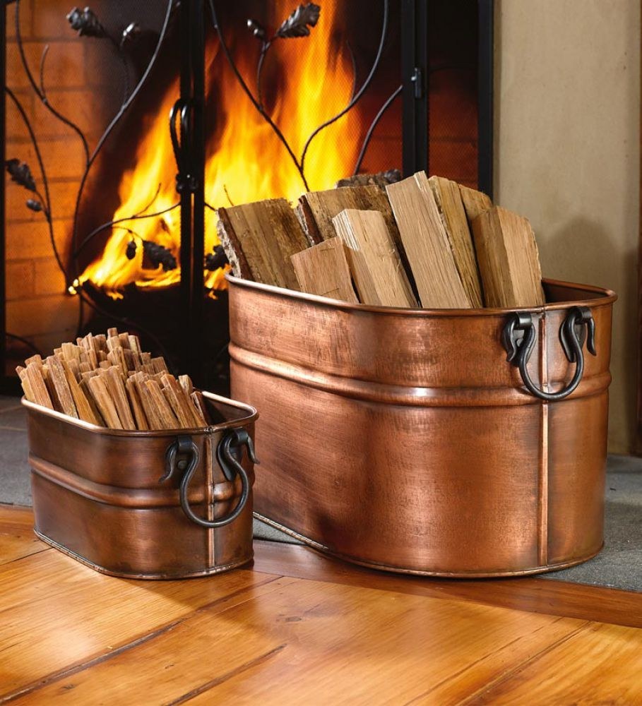 Корзина для дров для камина