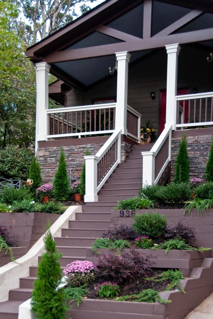 Ступени на террасу