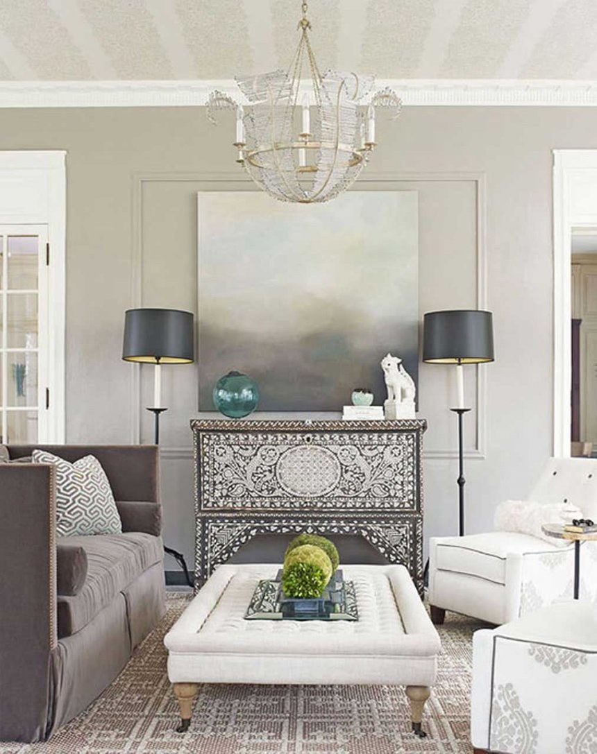 Серый цвет в интерьере