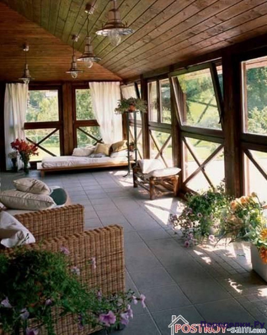 Деревянная веранда