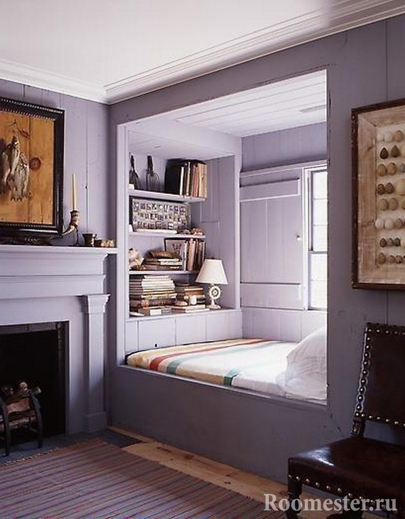 Кровать в нише