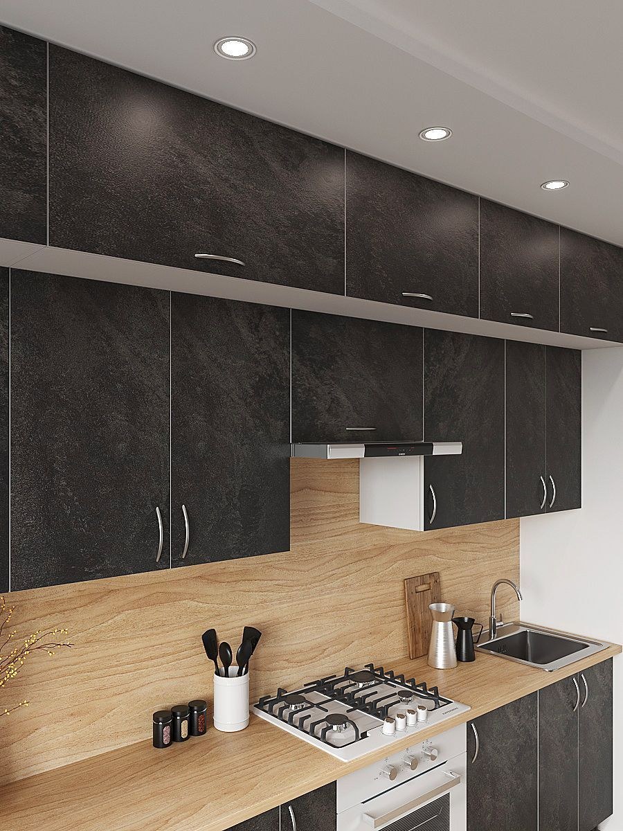 Кухня ЛДСП угловая фасады Эггер