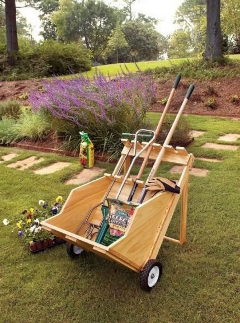 Садовая тачка-тележка Garden Cart, 80л