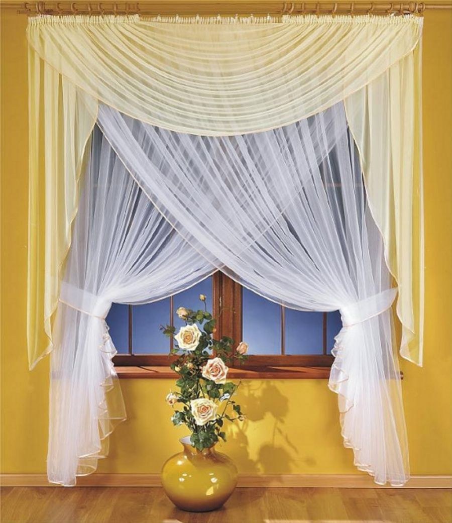 Красивая тюль на кухню