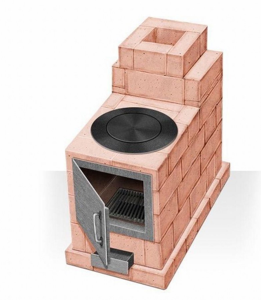 Кирпичная печь 1х1м