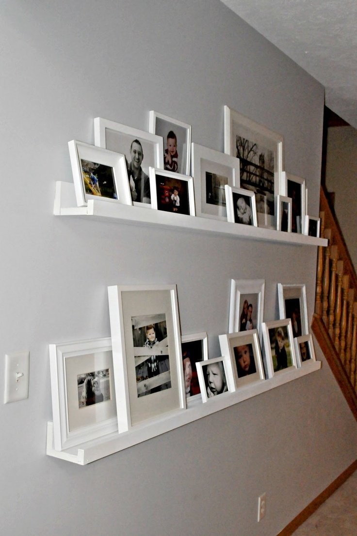 Полки для рамок на стену