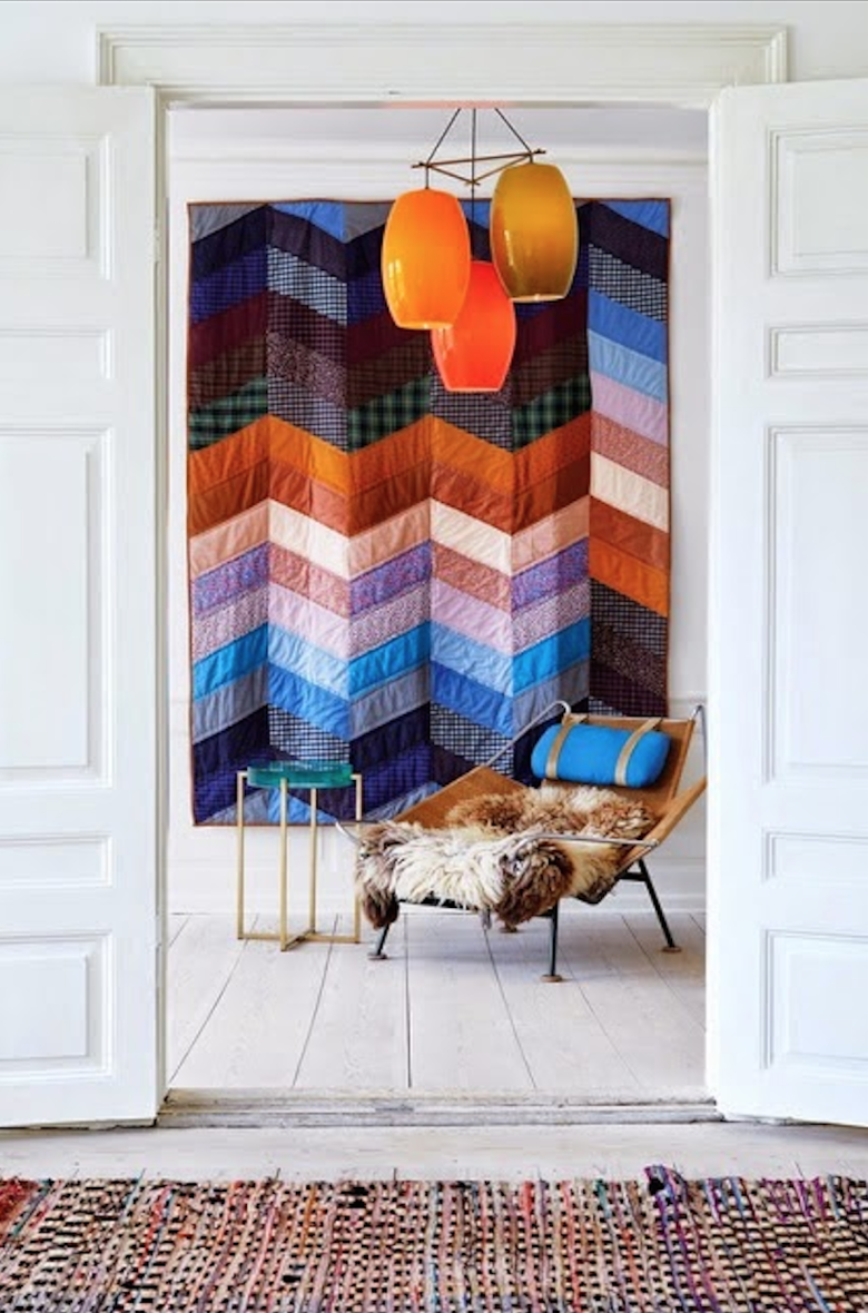 Шторы в стиле пэчворк