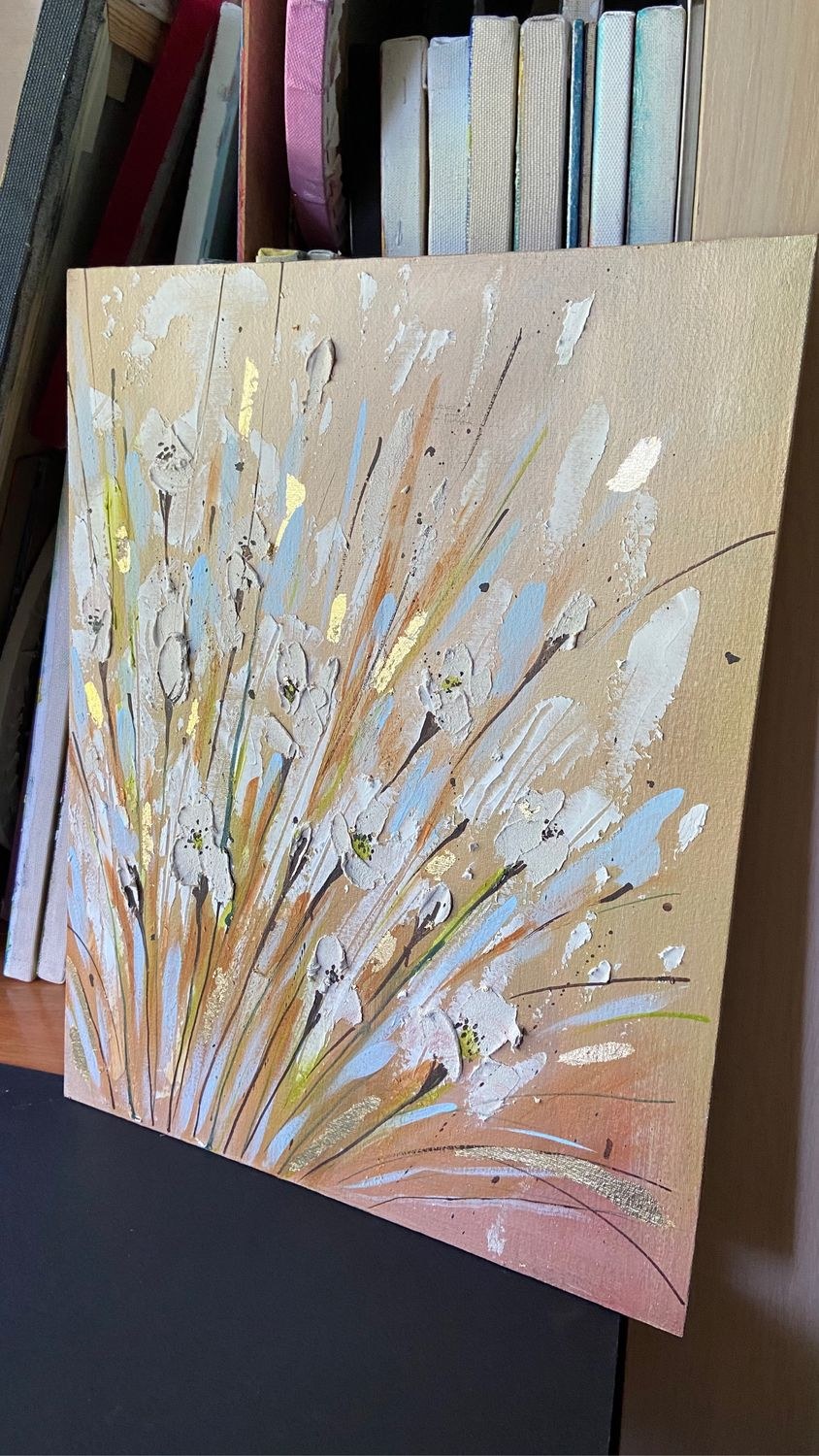 Интерьерные картины с поталью