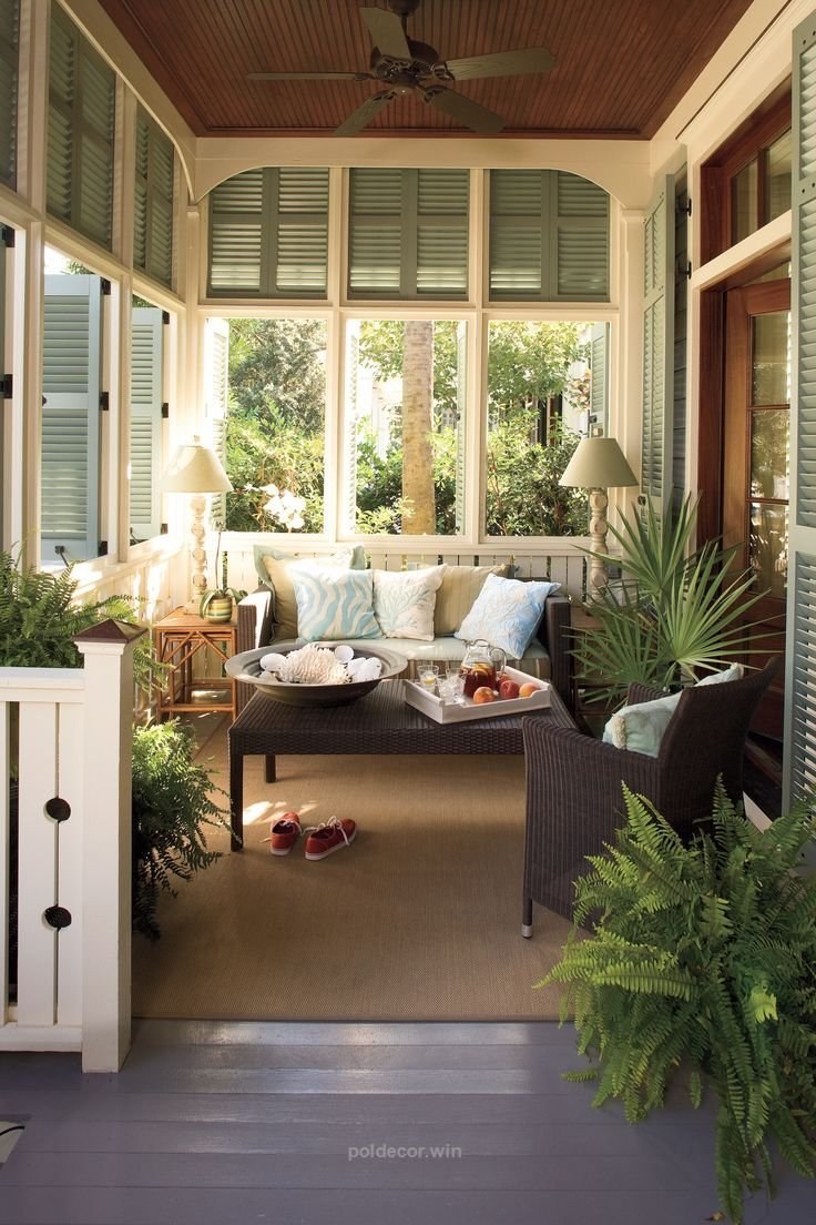 Интерьер веранды