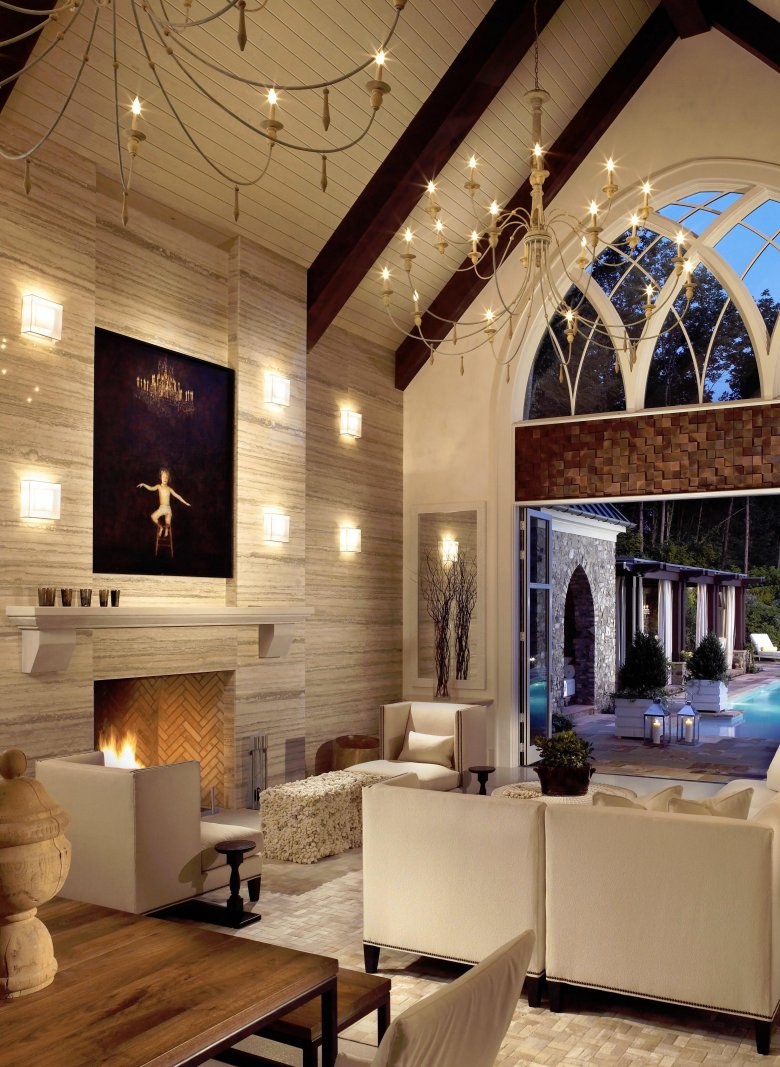 Загородный интерьер