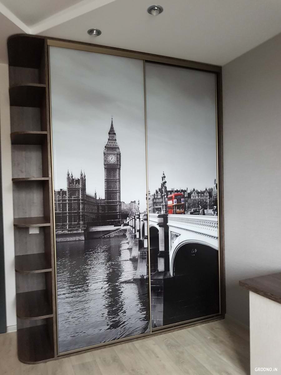 Шкаф купе с фотопечатью