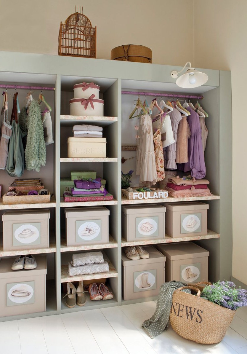 Ящики для вещей в гардеробную